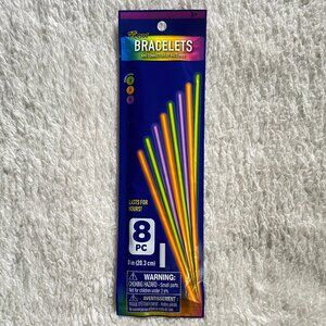 Play Glow Glow Bracelets – 12 Pack (8 in, Assorted Colors)